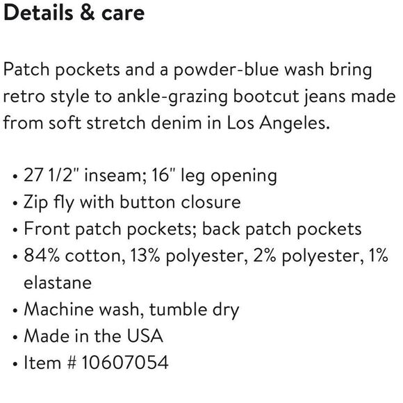 MOTHER Hustler Patch Pocket Ankle Jeans Tune in Tune out size 32 NEW - Picture 14 of 14